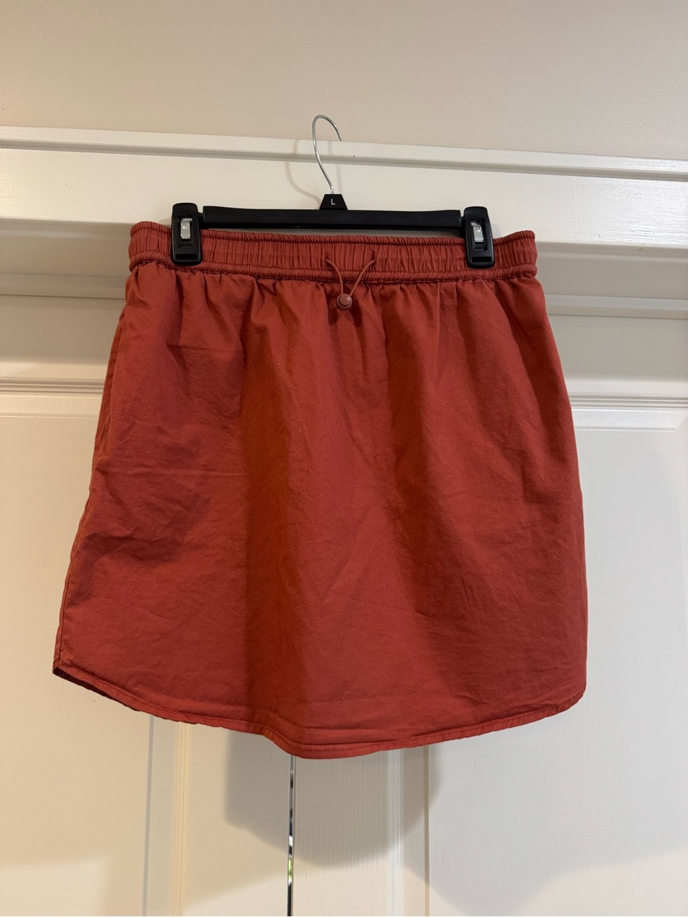 Sundry Rust Drawstring Skirt